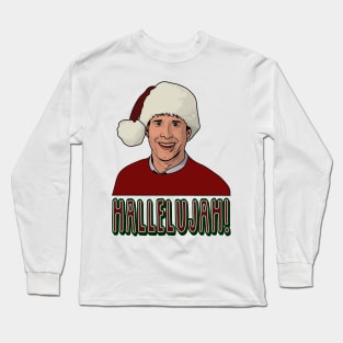 Christmas Vacation Inspired Chevy Chase Hallelujah Long Sleeve T-Shirt